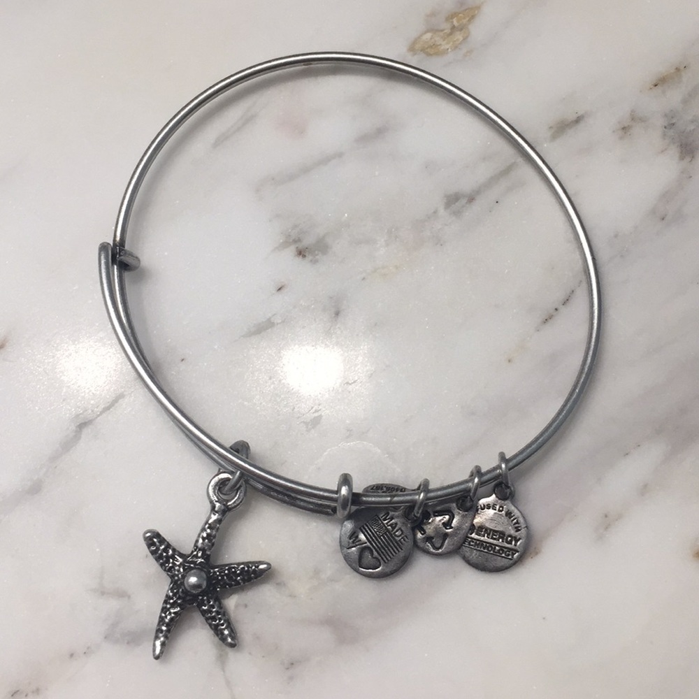 Alex and Ani Silver Starfish Bracelet